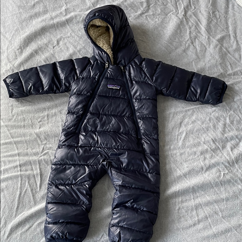 Patagonia Navy Blue Kids One Piece Bodysuit